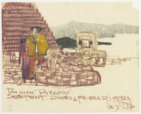 Tan Yuka Pyramid, Serpent, Diego & Frieda Rivera 1937