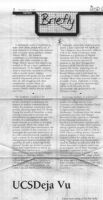UCSD Talk on The Scotch Verdict - Newspaper Clipping
