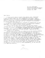 Letter Regarding Edited Manuscript of Scotch Verdict and Speaking Engagements