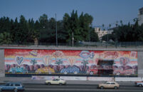 Mural on Freeway Wall
