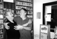 Kenny Davern and Mark Weber at studio KUNM, 2004 [descriptive]