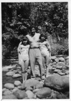 Mr. Guardia with his daughters