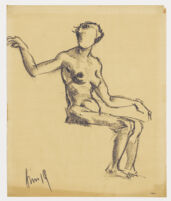 Seated Nude Female, 1919.