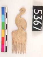 Ivory Comb with Bird Ornament