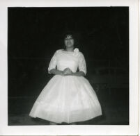 Girl in white dress