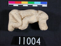 Early Dynastic Faience Baboon Figurine