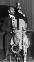 Percy Heath on double bass, late 1970s [descriptive]