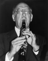 Bob Helm playing clarinet [descriptive]