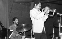 Billy Higgins and Art Farmer performing at Howard Rumsey's Lighthouse, 1977 [descriptive]