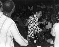 Kenny Burrell and Andy Simpkins performing, 1979 [descriptive]