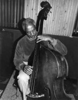 David Bryant playing double bass, 1980 [descriptive]