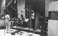 Robert Crowley Orchestra at United Western Recorders in Los Angeles, 1981 [descriptive]
