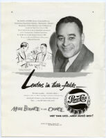 Leaders in their Fields - Ralph Bunche featured in Pepsi Cola Advertisement