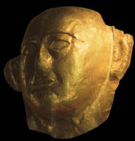Gold Mask Related to an Apis Bull Burial