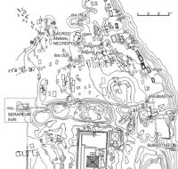 Saqqara Map with Animal Catacombs