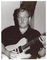 John Abercrombie playing guitar in Los Angeles, September 1997 [descriptive]