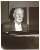 Mose Allison playing piano in Los Angeles, March 1996 [descriptive]