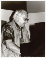Paul Bley playing the piano, Los Angeles, February 1996 [descriptive]