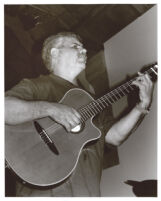 Dori Caymmi playing guitar, Los Angeles, August 1999 [descriptive]