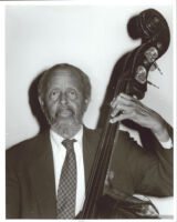 Percy Heath playing the bass, Los Angeles, 1999 [descriptive]