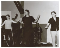 Jazz Tap Ensemble dancing, Los Angeles, July 1999 [descriptive]