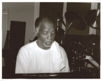 Ahmad Jamal playing the piano in Los Angeles, July 1996 [descriptive]