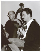 Larry Koonse with Scott Colley in Los Angeles, February, 1997 [descriptive]