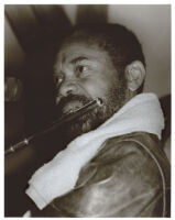 Hubert Laws playing the flute in Los Angeles [descriptive]