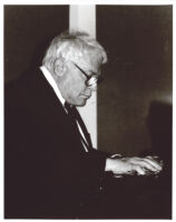 Lou Levy playing the piano, Los Angeles, July 1996 [descriptive]