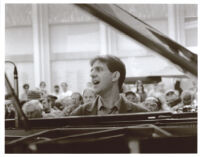 Alan Pasqua playing piano in Los Angeles, June 2001 [descriptive]