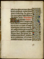 Rouse MS. 72. BOOK OF HOURS, in Latin and French. Fragment (10 bifolia, detached and unbound).