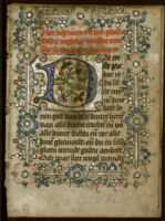 Rouse MS. 73. HOURS in Dutch, fragment.