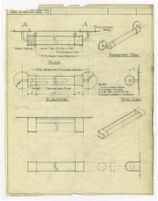 Architectural drawing, light fixture