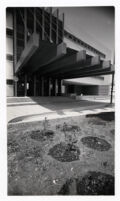 United States Embassy, view of front entrance and landscape, Karachi, Pakistan, 1959
