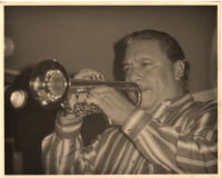 Arturo Sandoval playing the trumpet in Los Angeles [descriptive]