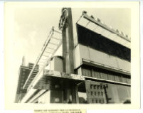 Laemmle Building, view of exterior looking up, Los Angeles, California, 1932-1937