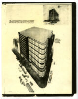 Laemmle Building, illustration, Los Angeles, California, 1932-1937