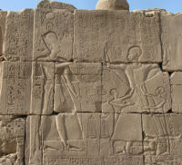 Rewarding of the High Priest, Amenhotep, by Ramesses IX at Karnak