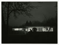 Rang House, night view of exterior, Germany, 1961