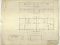 Channel Heights, preliminary plans for three bedroom unit, San Pedro, California, 1941