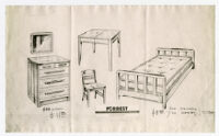 Furniture advertisement from Forrest Furniture Manufacturing Co.