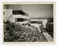 Strathmore Apartments, western view of exterior, Los Angeles, California, 1937