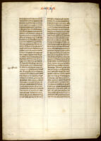Rouse MS. 99. UNIDENTIFIED LATIN SERMONS, 2 folios.