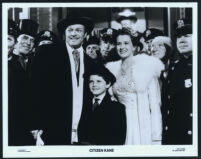 Orson Welles, Sonny Bupp, Ruth Warrick, and other cast members in Citizen Kane