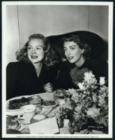 Joan Crawford visting Betty Hutton during the making of Dream Girl