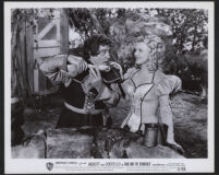 Lou Costello and Shaye Cogan in Jack and the Beanstalk.