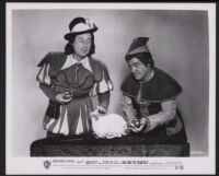 Bud Abbott and Lou Costello in Jack and the Beanstalk.