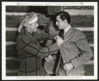 Richard Arlen and Reed Hadley in The Man From Montreal