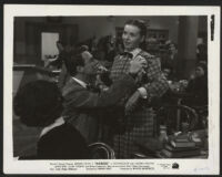 Alan Young, Jeanne Crain and extras in Margie