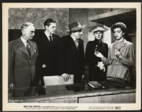 Marsha Hunt and cast members in Mary Ryan, Detective